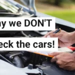 A mechanic checking a car's engine, explaining why cars are not checked in Japan's car auction system.