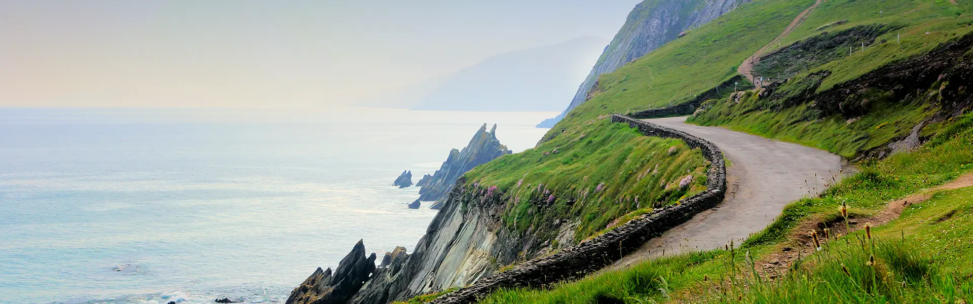 Scenic coastal road in Ireland - Ideal for driving Japanese used cars