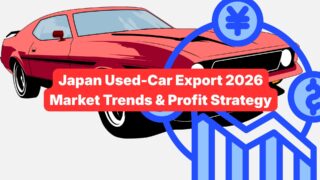 2026 Japan used car export trends dashboard and auction risk map