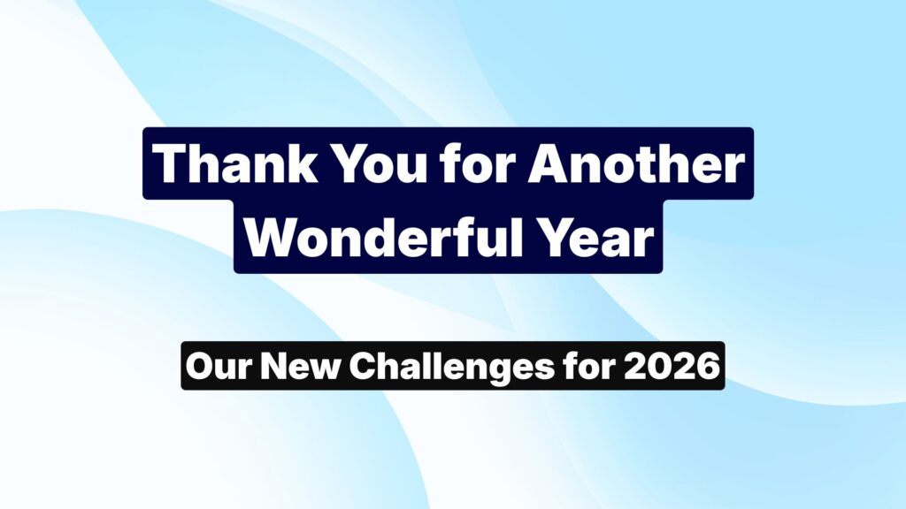 Year-End & New Year Holiday Schedule — Thank You for Another Wonderful Year